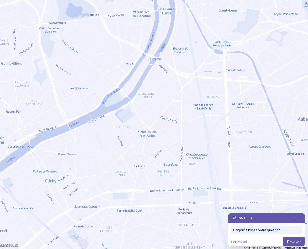 1) Positionnez-vous sur la zone à analyser (ex.: nord de l'Île-de-France) avec un zoom adapté.